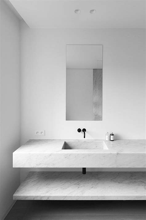 #bath #bathroom #beach #beachstyled #cabinets #counter. Bathroom M-M, Rolies + Dubois architecten | Minimalist ...