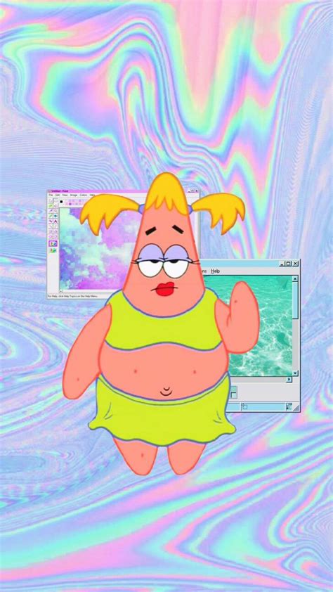 Spongebob Wallpaper Aesthetic Patrick Star Fishnets Meme Wallpapers