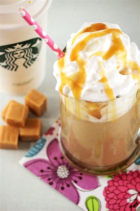 Copycat Starbucks Caramel Frappuccino Recipe Sweet T Makes Three