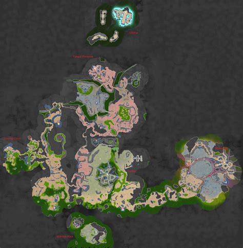 Eden Rising World Map