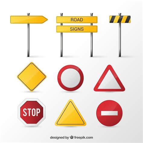 Road Traffic Signs Svg Free Vector Download 91 495 Fr