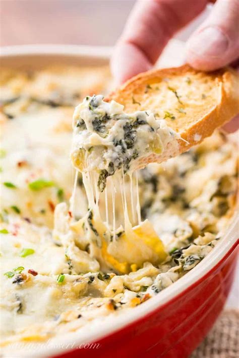 Hot Spinach And Artichoke Dip Saving Room For Dessert