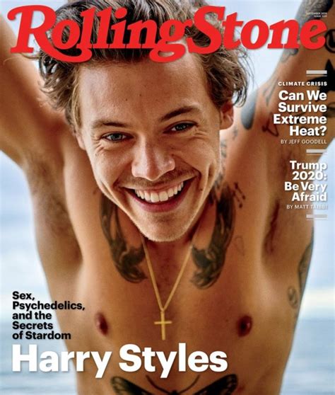 Harry Styles Shirtless On ‘rolling Stone To Release New Music