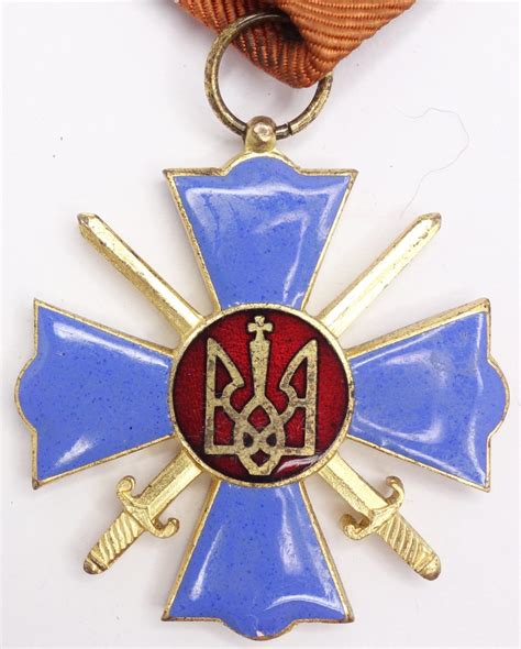 Ukrainian Cossack Cross With Swords Soviet Orders