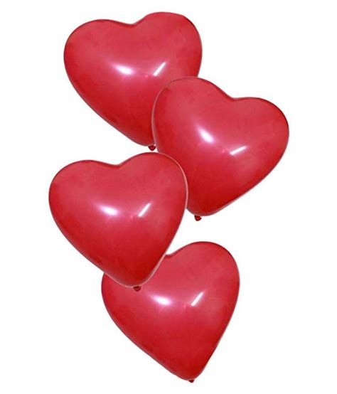 Snb Plain Heart Shaped Balloon Red Pack Of 50 Buy Snb Plain Heart