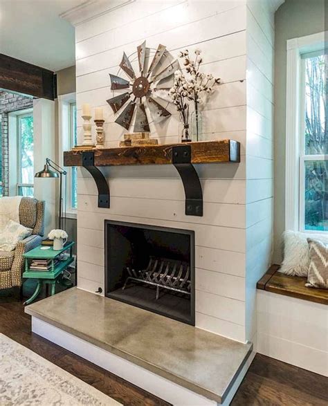 Best Modern Farmhouse Fireplace Mantel Decor Ideas Frugal Living