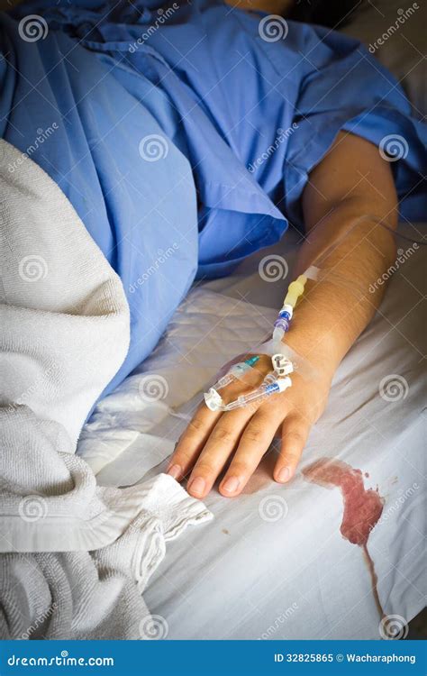 A Hand Patient With An Intravenous Drip Royalty Free Stock Photo