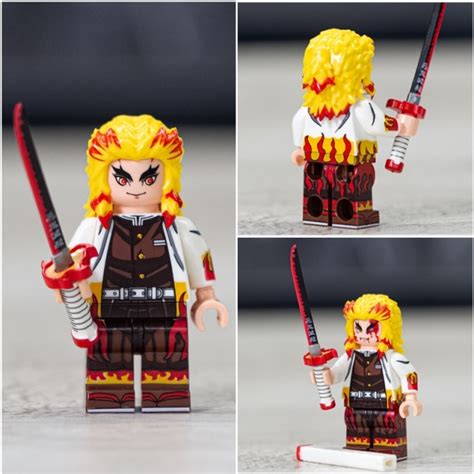 Lego Rengoku Kyoujurou Demon Slayer Kimetsu No Yaiba Coleccionables