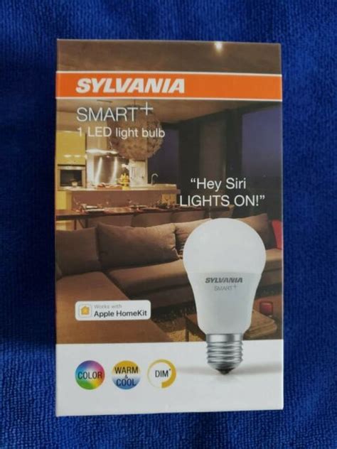 Sylvania Smart Bluetooth Full Color A19 Led Bulb For Apple Homekit Siri