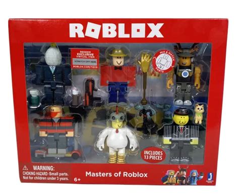 Roblox Series 1 Masters Of Roblox 6 Pack Figures Virtual Code 13 Pcs