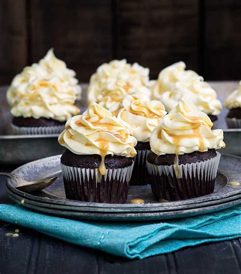 You can top these salted caramel cupcakes with anything that goes well with salted caramel. Gluten-Free Chocolate Salted Caramel Cupcakes | Simply ...