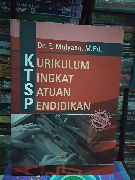 Jual Original Buku Ktsp Kurikulum Tingkat Satuan Pendidikan Karangan Dr