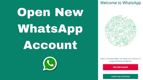 How To Open A New Whatsapp Account Create Whatsapp Account By Phone