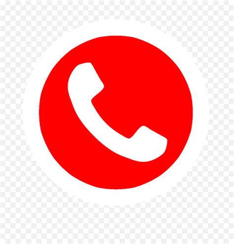 Whatsapp Logo Red Png Call Cut Icon Pngtelefono Png Free