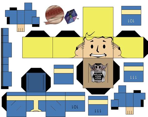 Fallout Paper Craft Model Free Printable Papercraft Templates
