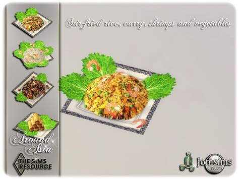 The Sims Resource Around Asia Fried Rice