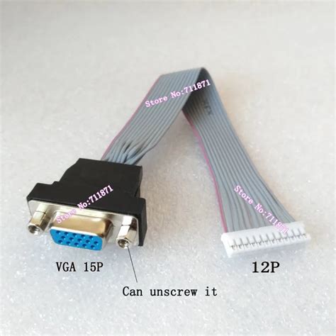 Adaptador D Sub Hembra Vga De 12p A 15p Conector Vga De 15 Pines