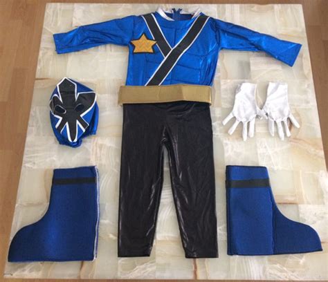 Disfraz Power Ranger Azul Niño Envío Gratis Envío Gratis
