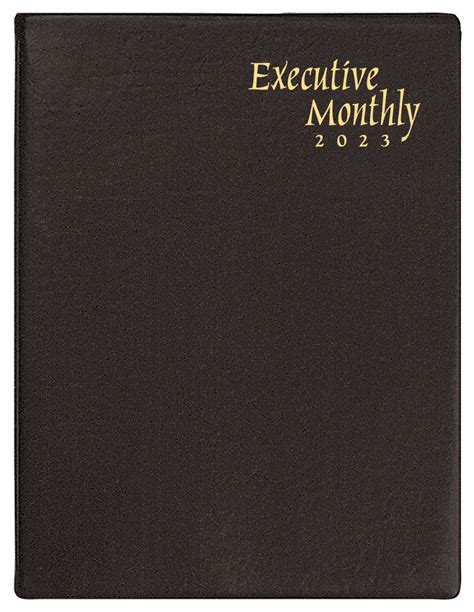 2023 Continental Deluxe Executive Monthly Planner