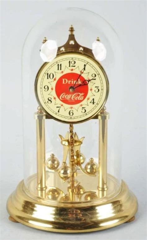 Coca Cola Domecontessa Clock With Plastic Base Value And Price Guide