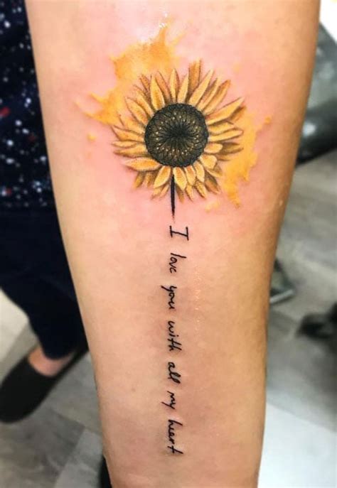 101 Best Sunflower Tattoo Ideas And Designs 2022 Guide 2022