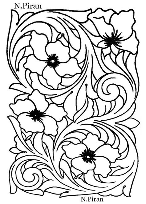Pin By Maria Cecilia Vargas On Leather Carving Pattern Leather