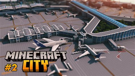 Der Flughafen Part 2 Minecraft City Building Timelapse Ep 2