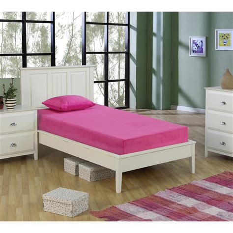 There are three main kids mattress sizes that you can look at purchasing Rest Rite Kids Pink 5 in. Twin-Size Memory Foam Mattress ...