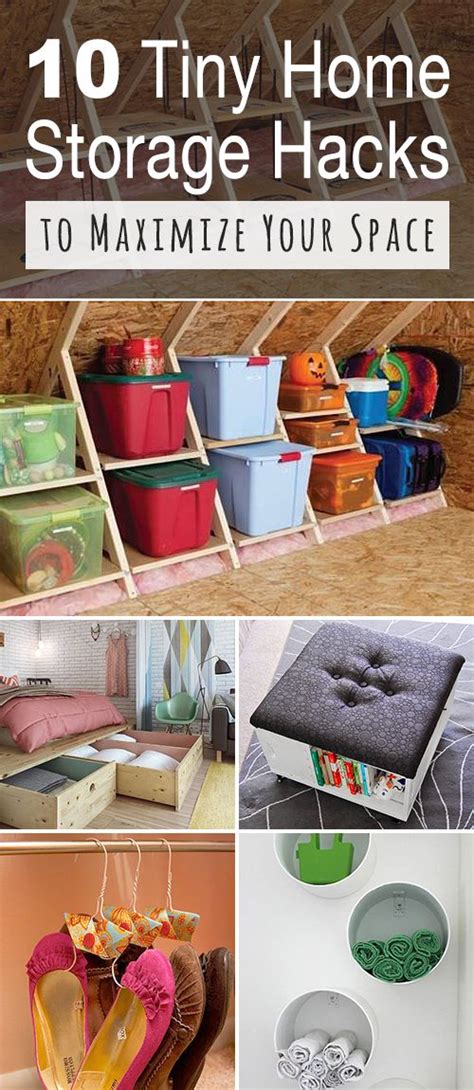Best Diy Crafts Ideas For Your Home 10 Tiny Home Storage Hacks To