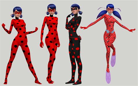 Ladybug Pose Pack In 2021 Sims 4 Ladybug Outfits Sims