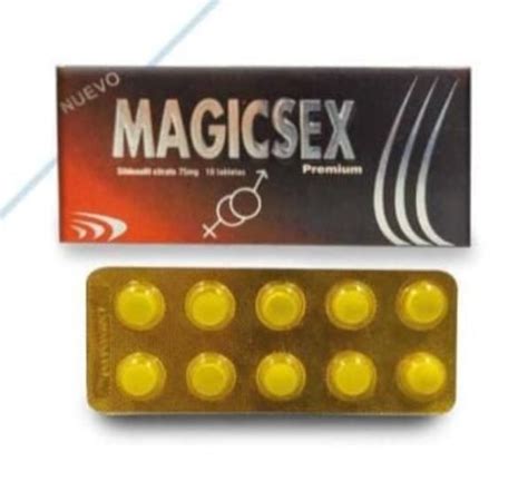 Magic Sex Potenciador De Erección X 10 Pastillas Sin Tabú