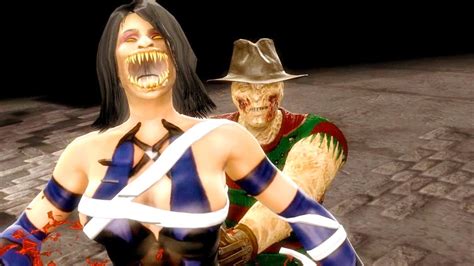 Mortal Kombat All Fatalities X Rays On Mileena Mk Vs Dc Costume Mod K Ultra Hd Gameplay