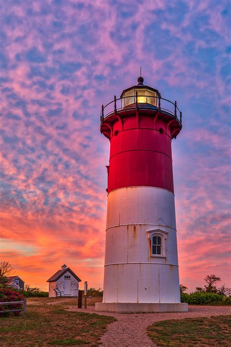 Cape Cod Fine Art Photography Of Nauset Lighthouse At Sunset Juergen Roth