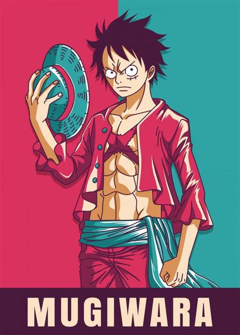 Monkey D Luffy Poster By Introv Art Displate In 2021 Manga Anime