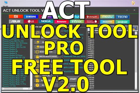 ACT Unlock Tool Pro V Free Loader Unlock No Need Any Serial Key Free All MTK Supported