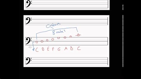 I often get asked what the point of the bass. C Major Scale Bass Clef - YouTube