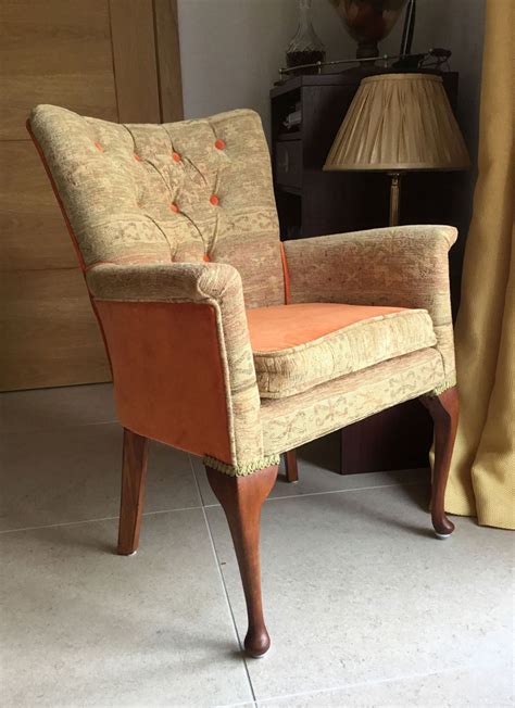 Margaret Fabric On Small Arm Chair