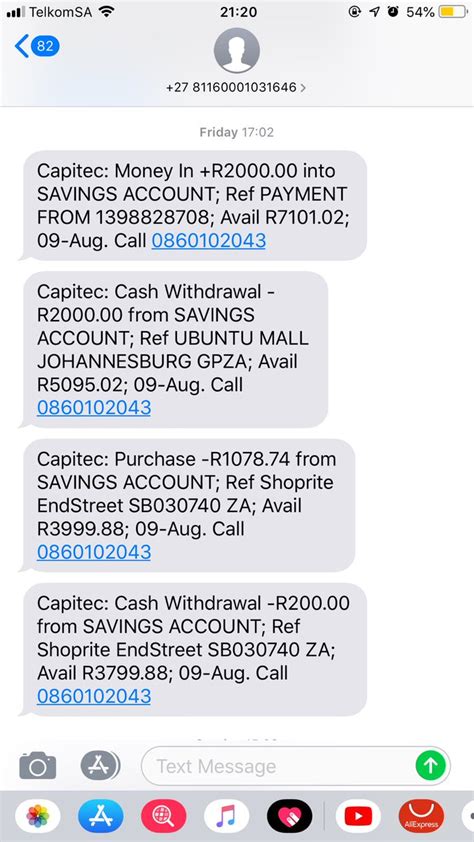 Capitec Money In Sms South Africa News