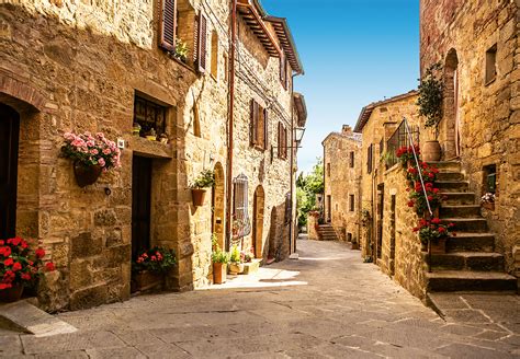Italien Foto Tapete Tuscany Village Foto Tapeten 366x254