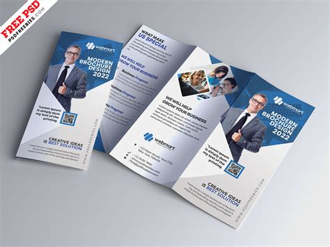 Business Marketing Tri Fold Brochure Design Psd