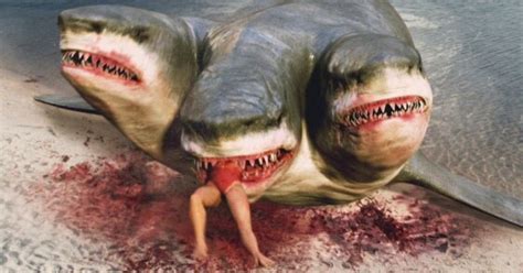 He brings shame to the shark family. Film Fan: 3-Headed Shark Attack (4 Stars)