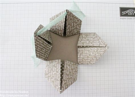 Meijintachi no kessakushu = origami, la era nueva , biba! Stampin Up Anleitung Tutorial Box Goodie Give Away Schachtel Stempelmami Origami 085 (con ...