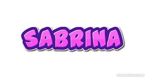 Sabrina Logo Herramienta De Diseño De Nombres Gratis De Flaming Text