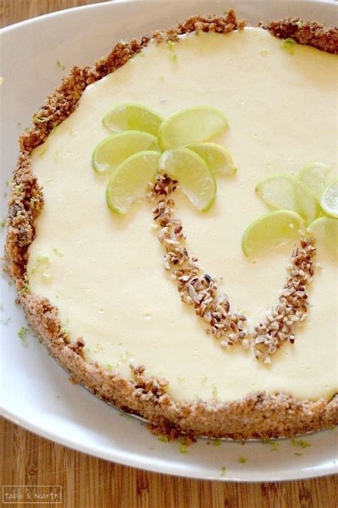 Classic Key Lime Pie With A Browned Butter Graham Cracker And