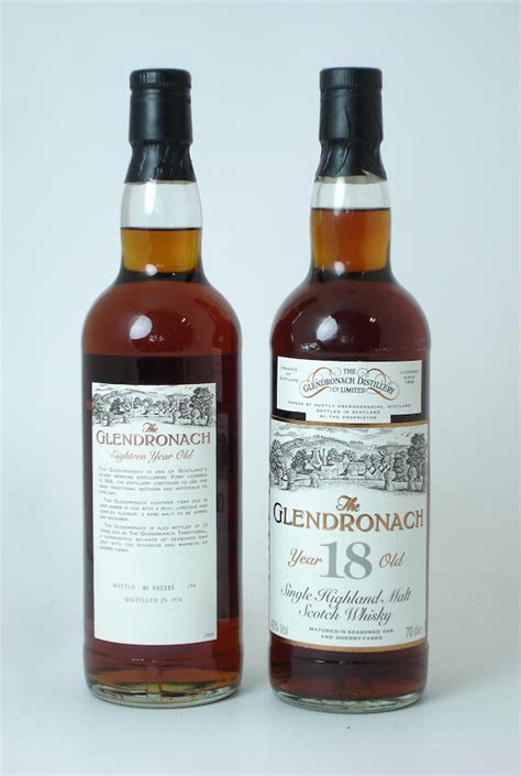 bonhams the glendronach 18 year old 1976