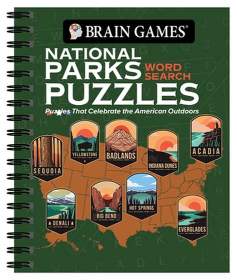 Brain Games National Parks Word Search Puzzles Publications