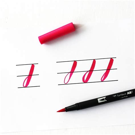 Examples Versus Non Examples Of The Basics Of Brush Pen Lettering By