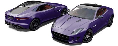 Jaguar F Type S Wrapped Purple Matte Metallic Reforma Uk