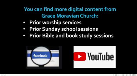 Grace Moravian Church Livestream Worship January 15 2023 With