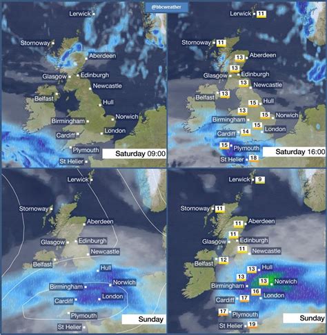 Bbc Weather On Twitter Heres Our Weekend Set Up England And Wales